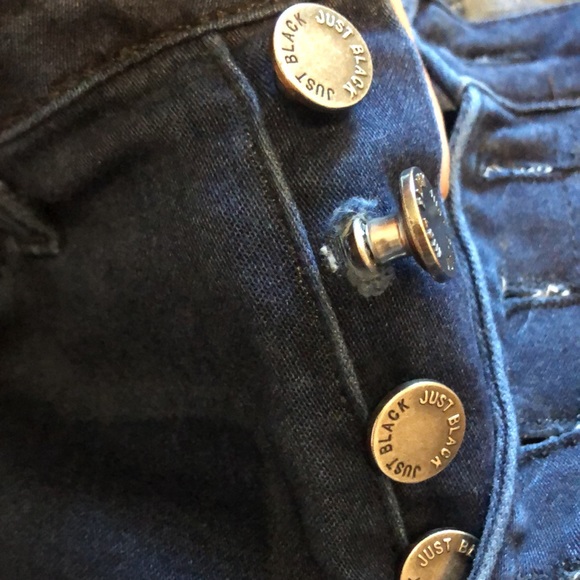 Just Black Denim Waisted Skinny Jeans - Picture 3 of 3